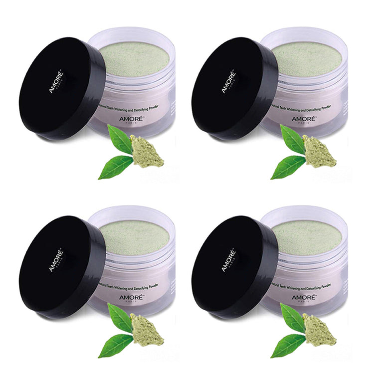 4-Pack: Matcha Advanced Coconut Activated Teeth Whitening Powder (4 Month Supply)