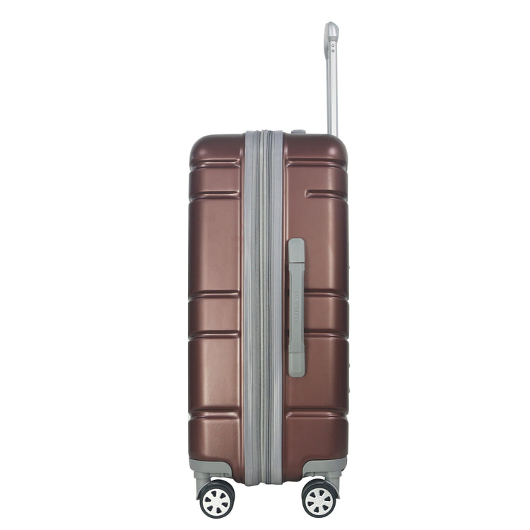 Denmark Plus 3-Piece Expandable Hardcase Luggage Set - Mauve