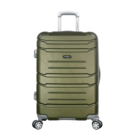 Denmark Plus 3-Piece Expandable Hardcase Luggage Set - Olive