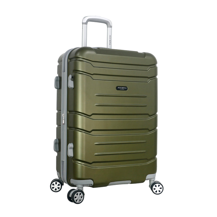Denmark Plus 3-Piece Expandable Hardcase Luggage Set - Olive