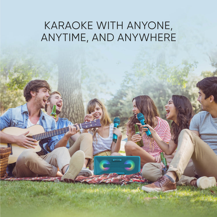 Presto G2 Turquoise Karaoke Machine for adults and kids