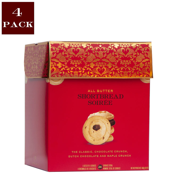 Red Gift Box of Variety Shortbread