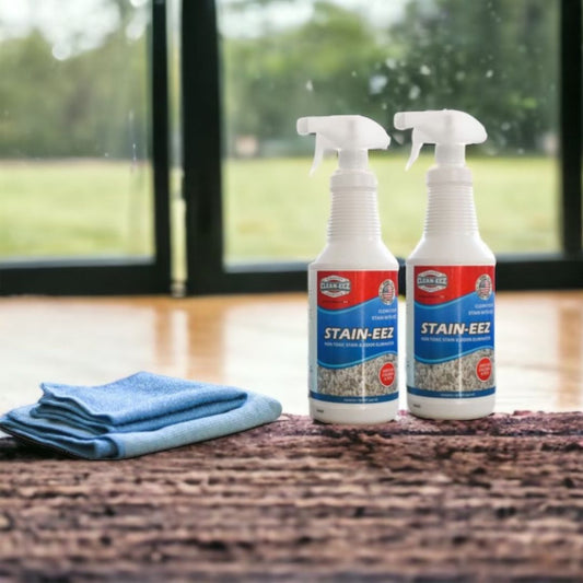 Stain-EEZ 2 bottle kit and 2 x Microfiber Towels