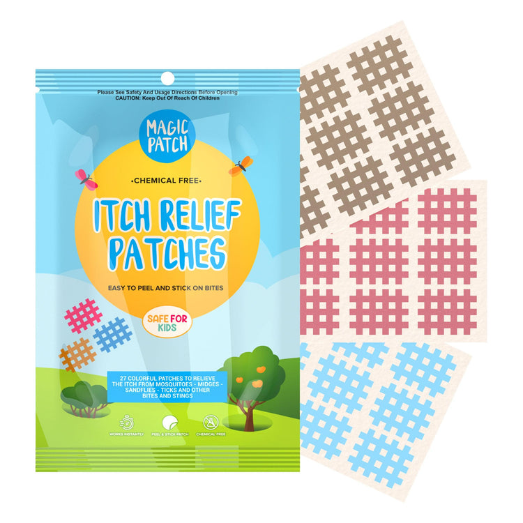 Summer Bundle: 1 Buzz Patch Mosquito Repellent 60 pack, 1 Magic Itch Relief Patch