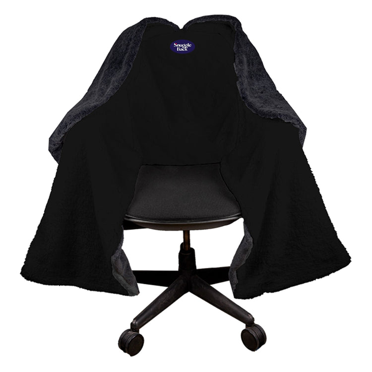 Chair Blanket - Black Fur