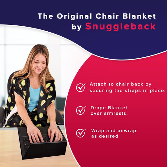 Chair Blanket - Black Fur