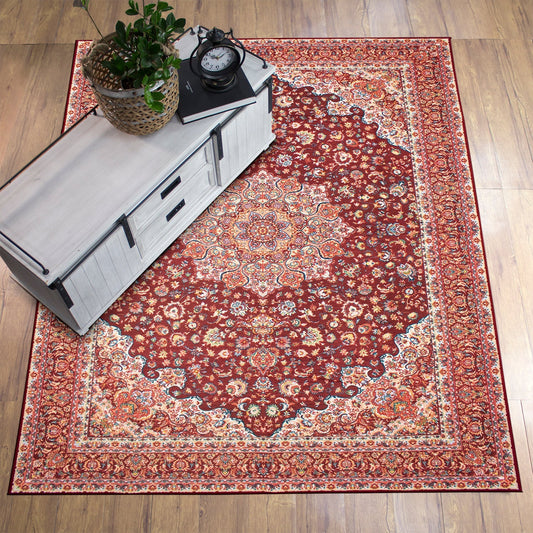 Kenya Ruby Washable Rug