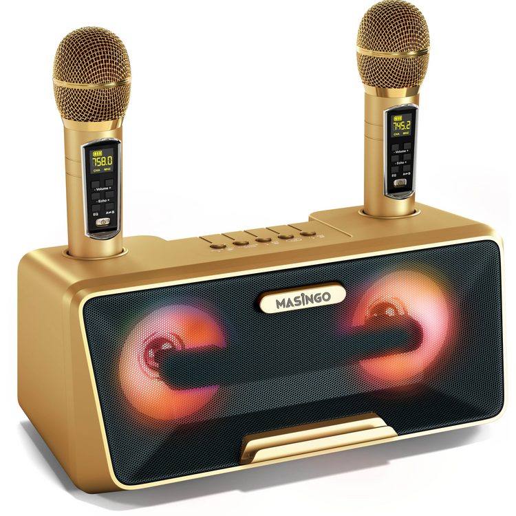 Presto G2 Gold Karaoke Machine for adults and kids