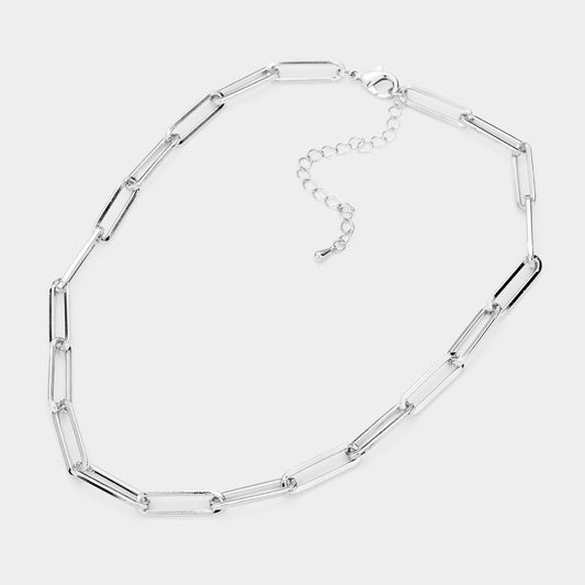 Everyday Link Chain-White Gold
